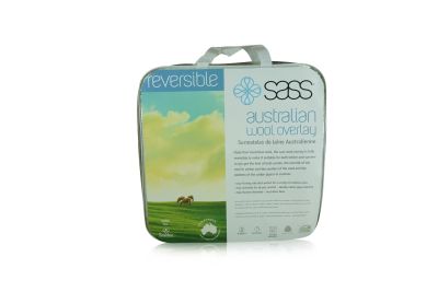 Organic Wool Crib Overlay Reversible