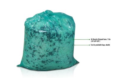 Hi-Density Chipped foam 8Lbs